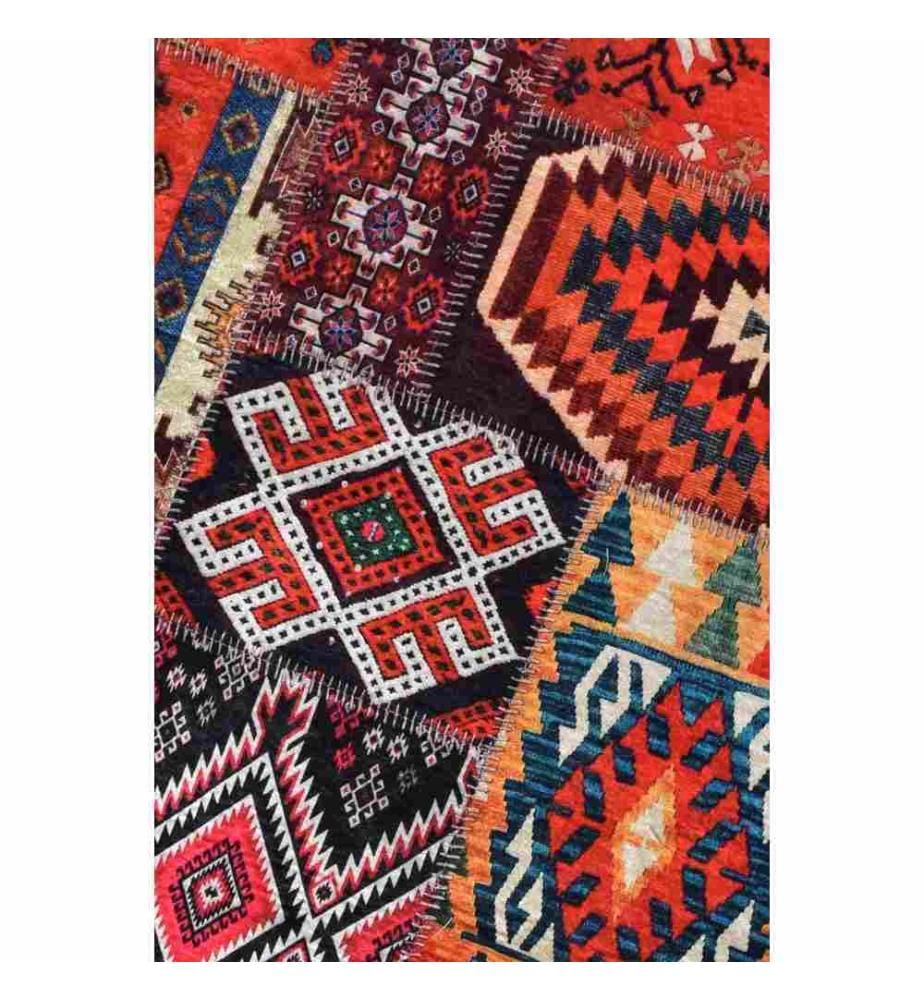 Teppich, Mehrfarbig, 100% Polyester, 150 x 230 cm