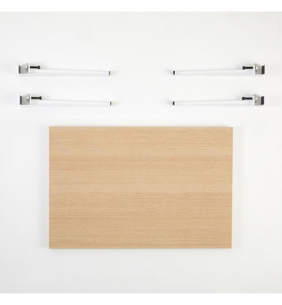 Table basse, bois blanc, panneau de particules mélaminé