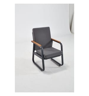 Chaise de jardin, bois, châssis en aluminium