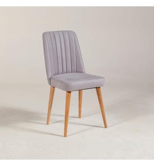 Chaise, Atlantic Pine Soho, panneau de particules mélaminé, tissu velours