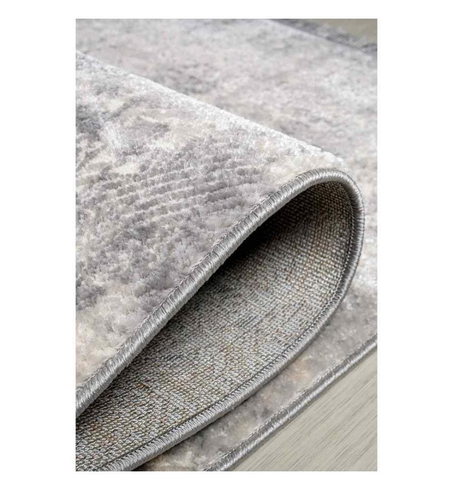 Tappeto da sala, Grigio, 100% poliestere, 100 x 150 cm