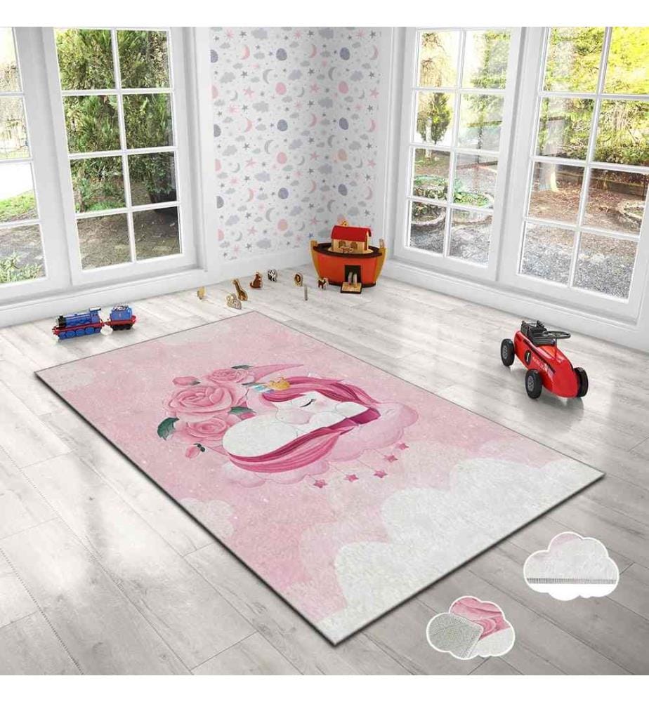 Teppich, Mehrfarbig, 100% Polyester, 140 x 220 cm