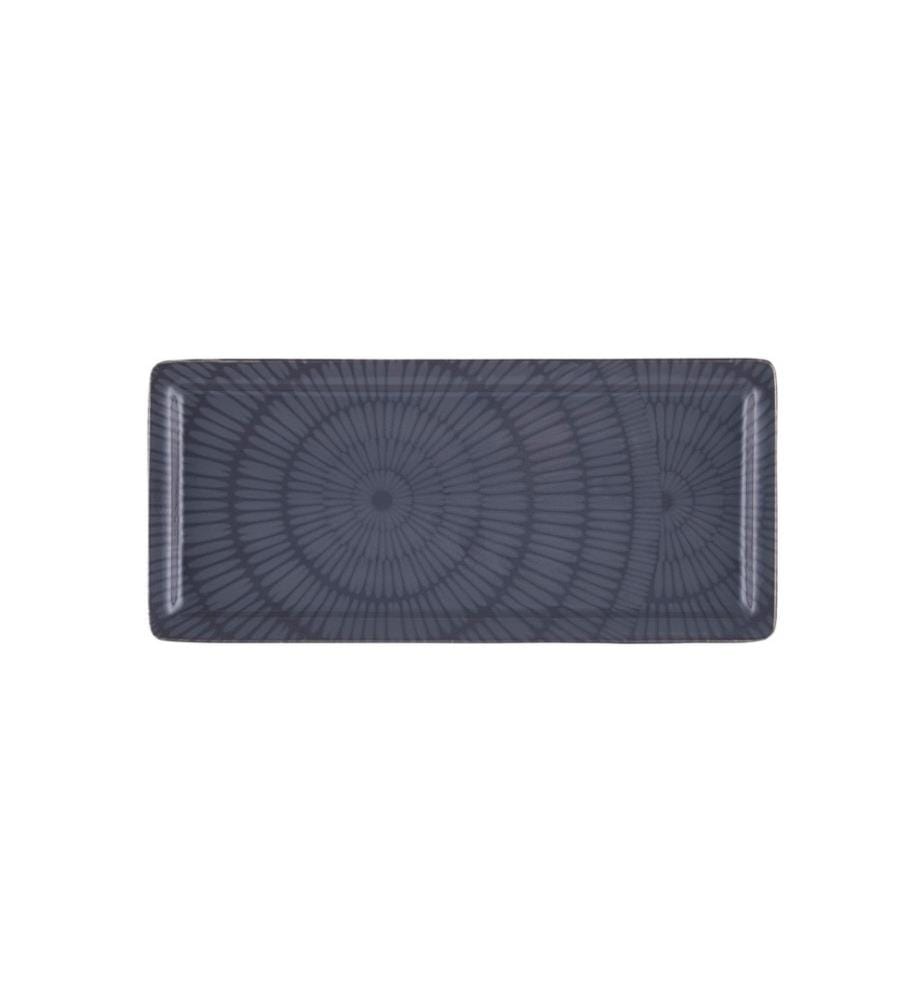 Servierplatte, Grau, 100% Keramik