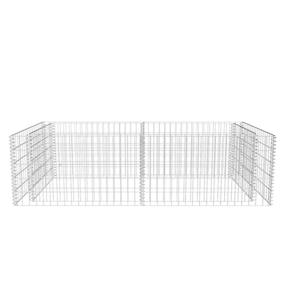 Pflanzkübel Steinkorb 180×90×50 cm