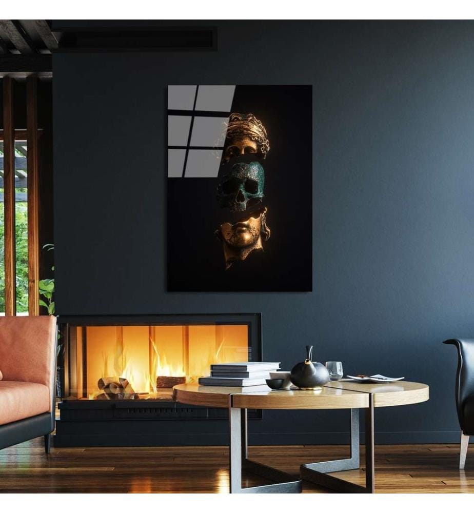 Peinture décorative en verre trempé, multicolore, 100% verre trempé