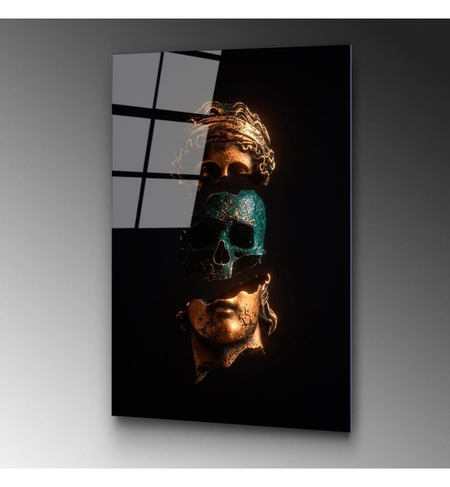 Peinture décorative en verre trempé, multicolore, 100% verre trempé