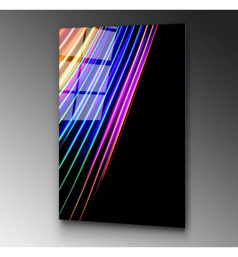 Peinture décorative en verre trempé, multicolore, 100% verre trempé