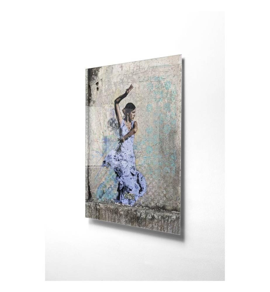 Peinture décorative en verre trempé, multicolore, 100% verre trempé