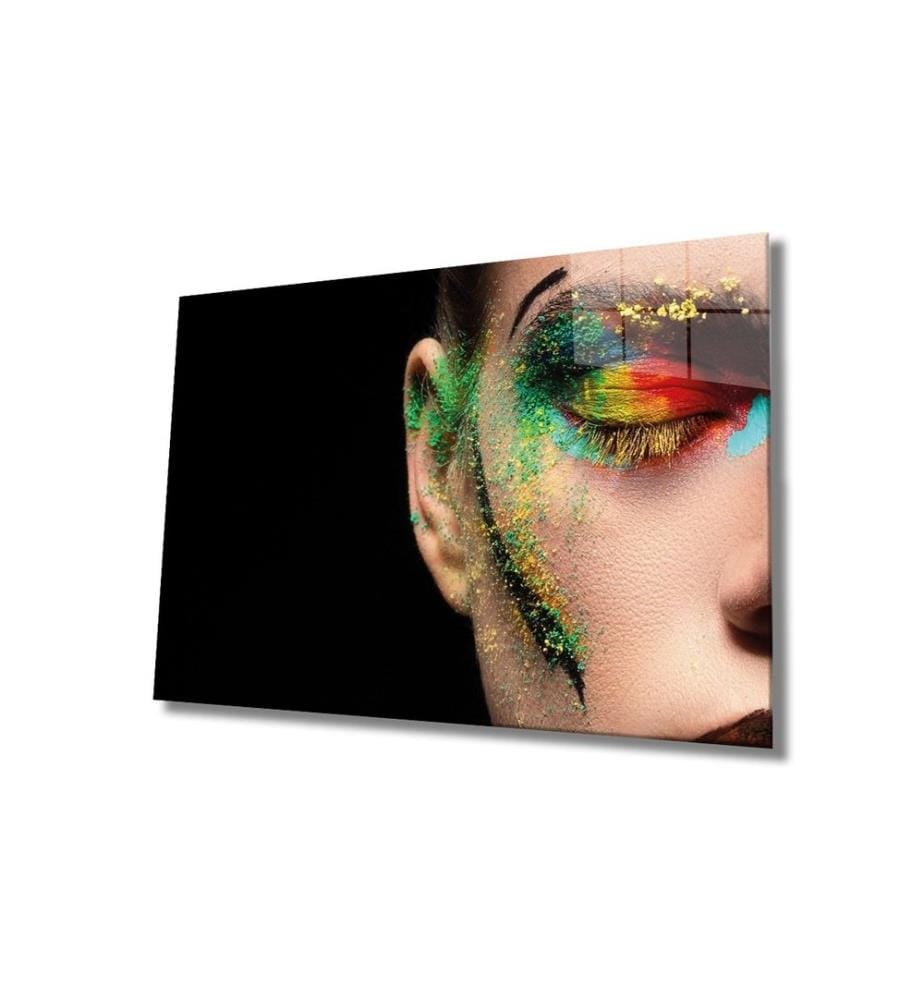 Peinture décorative en verre trempé, multicolore, 100% verre trempé