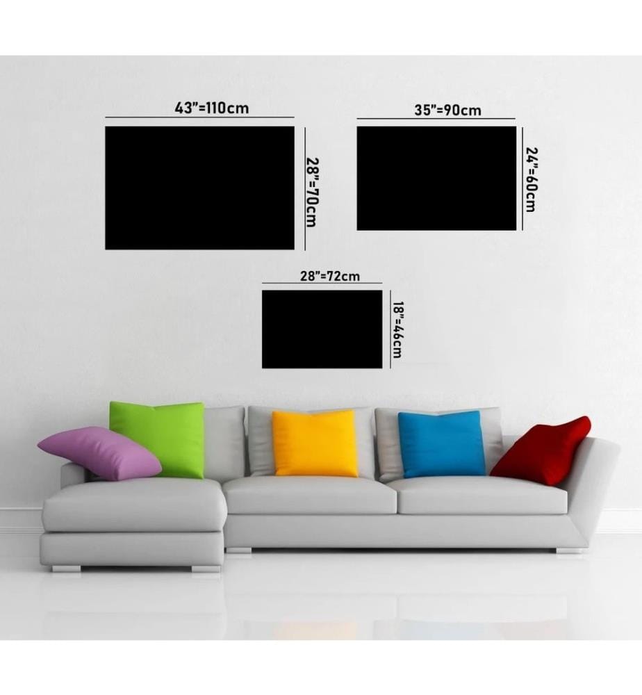 Peinture décorative en verre trempé, multicolore, 100% verre trempé