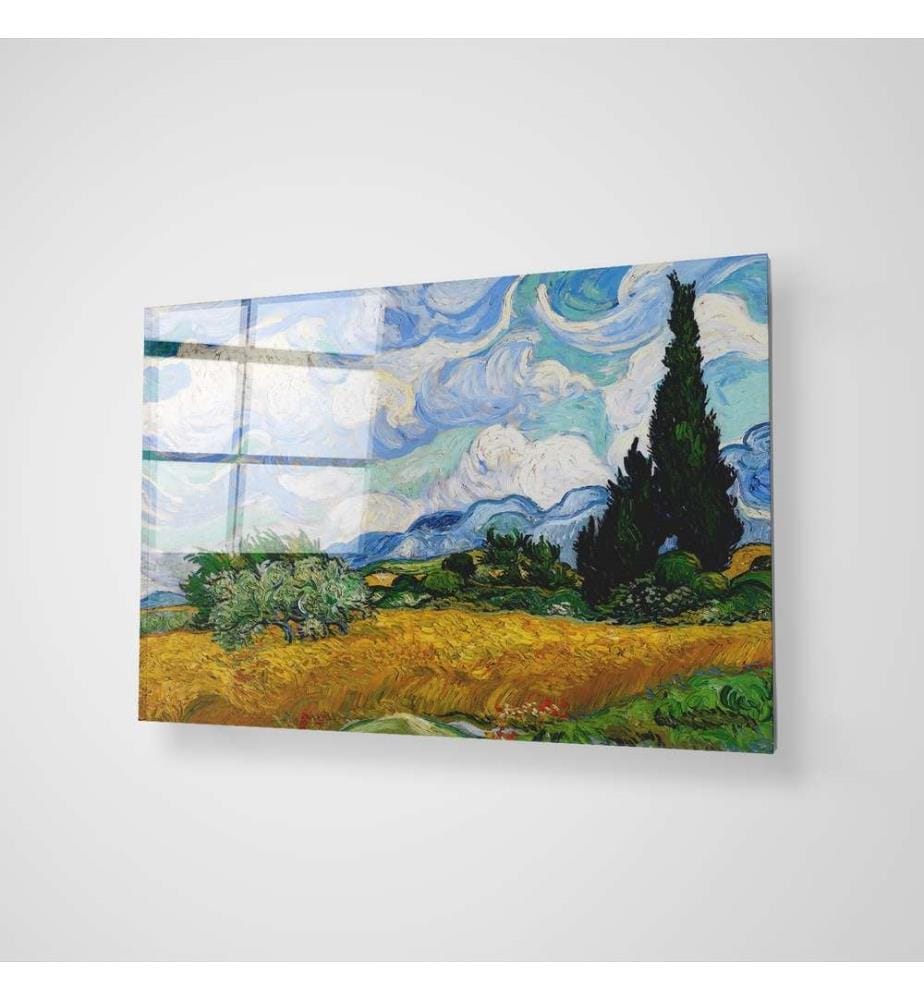 Peinture décorative en verre trempé, multicolore, 100% verre trempé