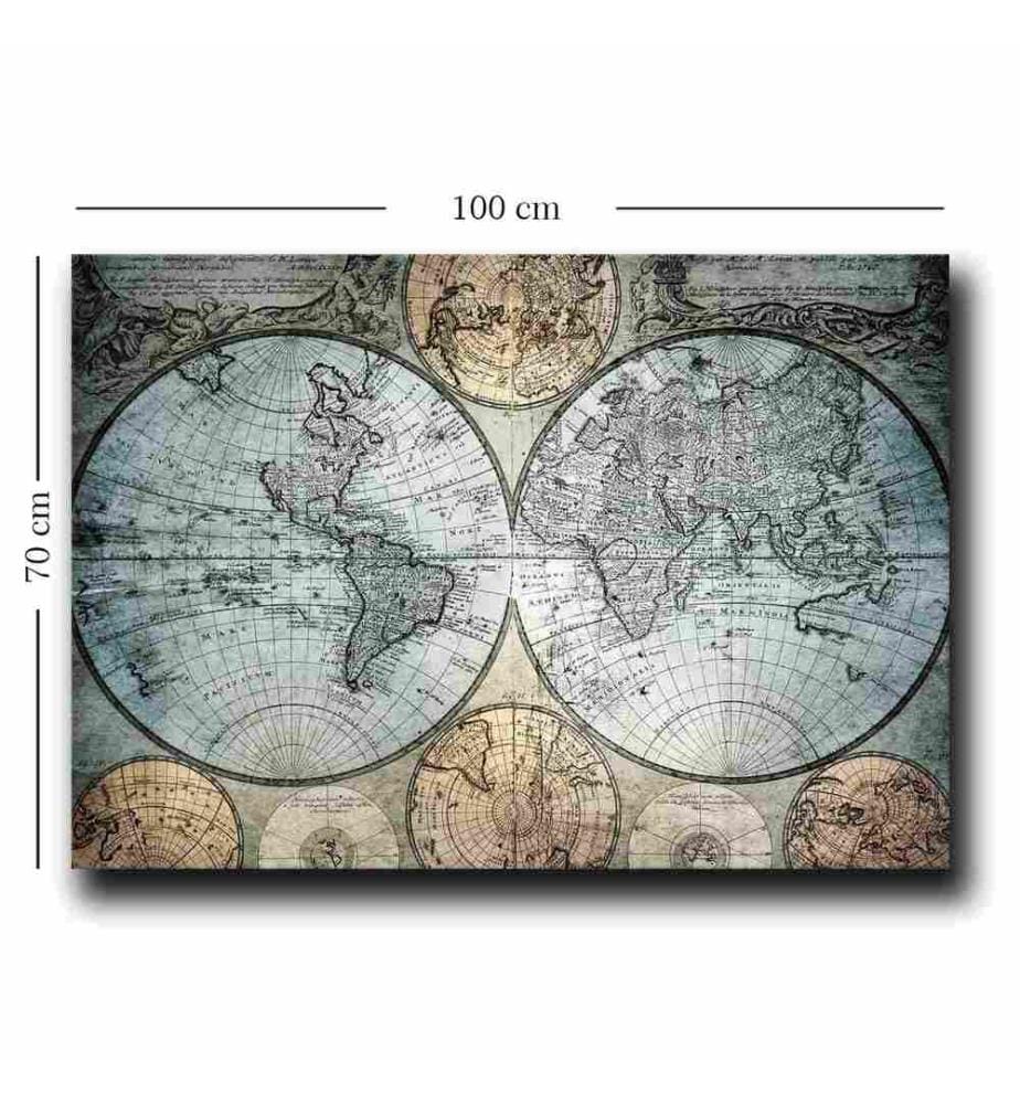 Decorative Canvas Painting, Blue, Beige, Black, 100% Canvas , Pine Wood Frame