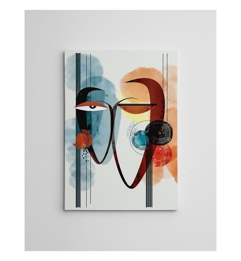 Decorative Canvas Painting, Multicolor, 50% Cotton - 50% Polyester