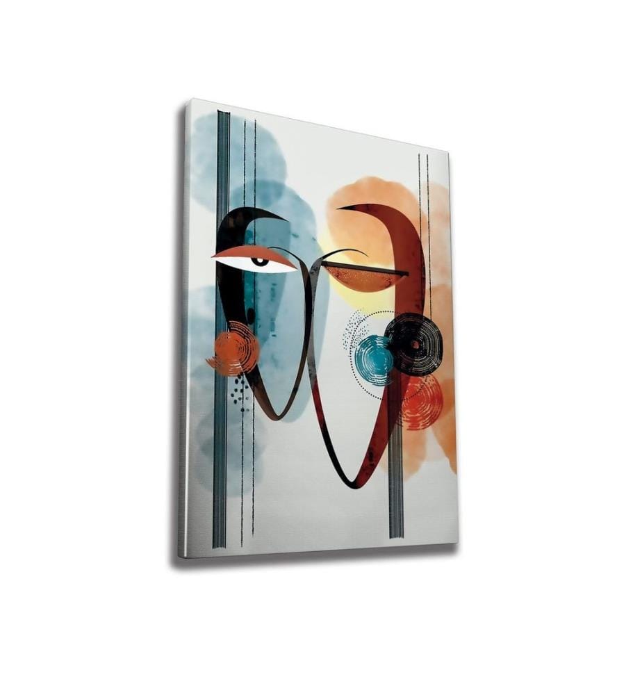 Decorative Canvas Painting, Multicolor, 50% Cotton - 50% Polyester