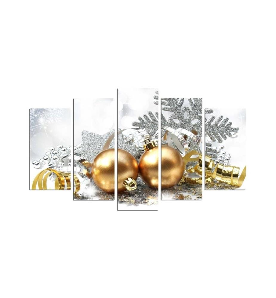Decorative MDF Painting, 5 Pieces, Multicolor, 100% MDF