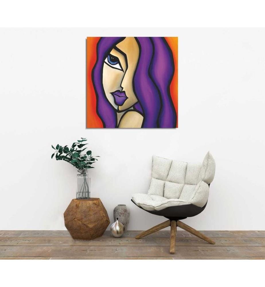 Decorative Canvas Painting, Multicolor, 100% Canvas , Wooden Frame