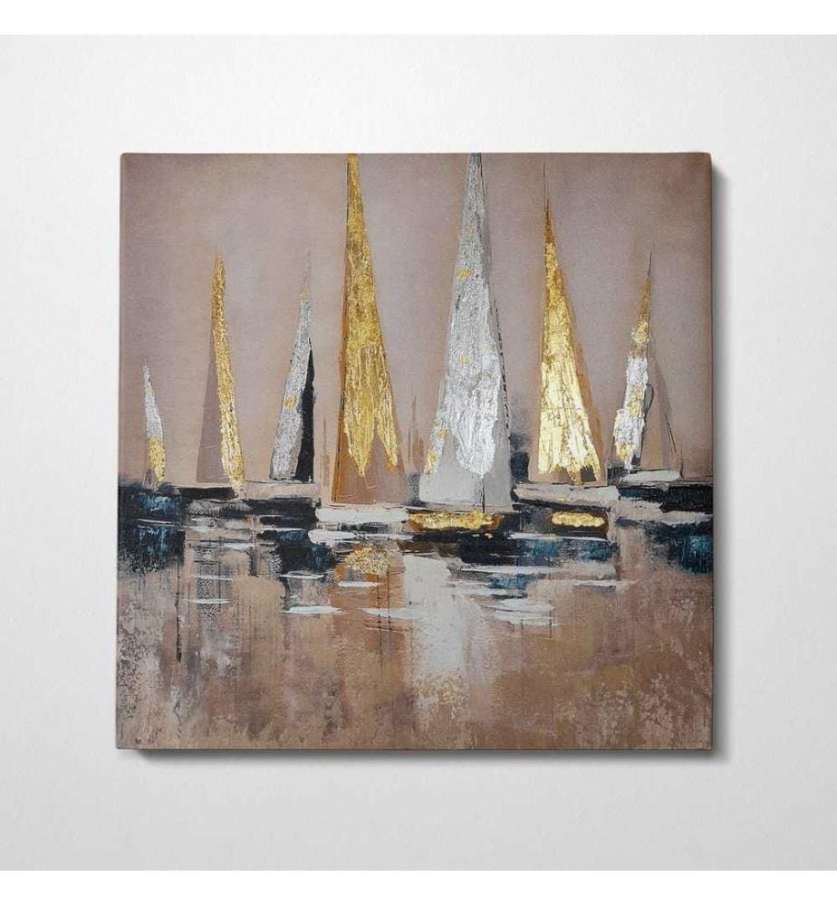 Decorative Oil Painting, Multicolor, 100% Canvas , Wooden Frame