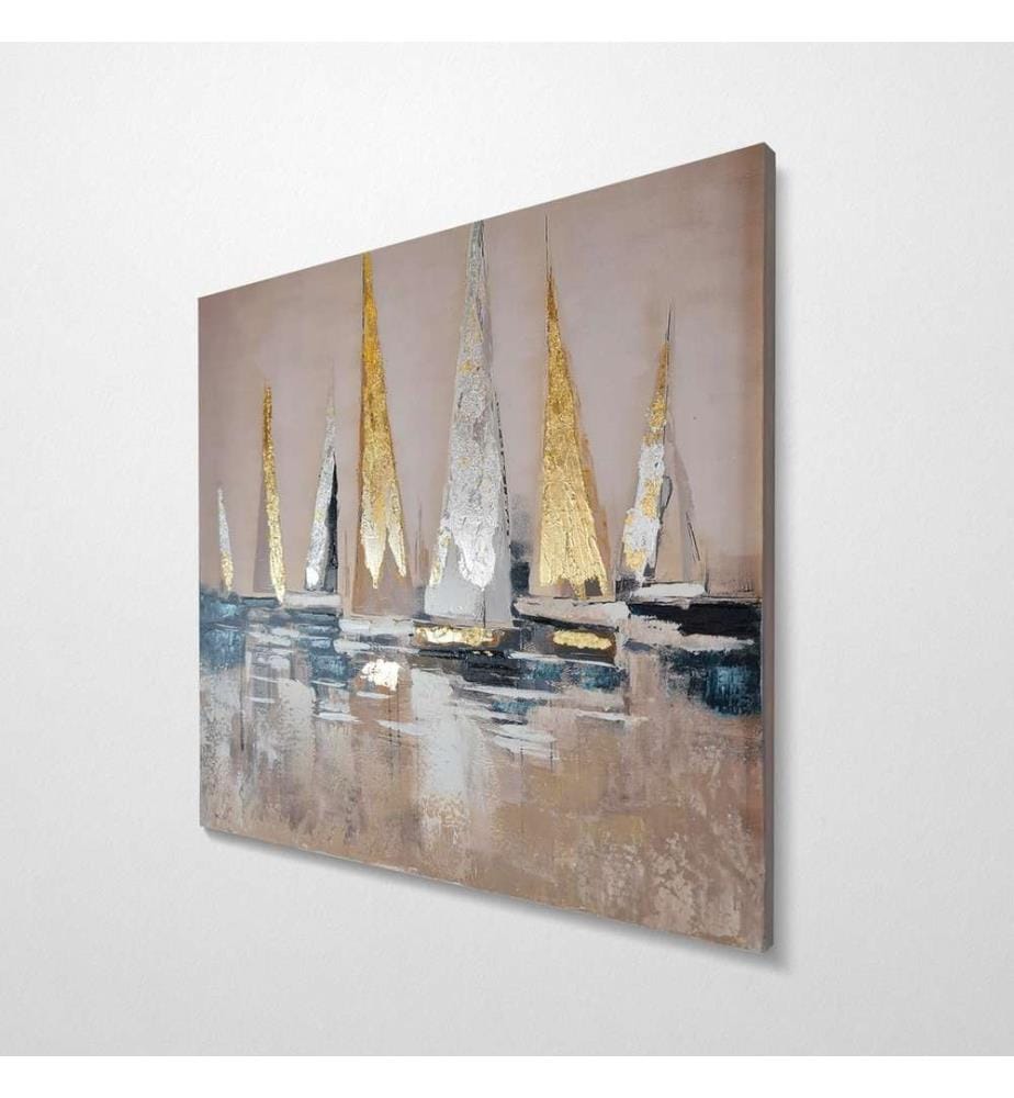 Decorative Oil Painting, Multicolor, 100% Canvas , Wooden Frame