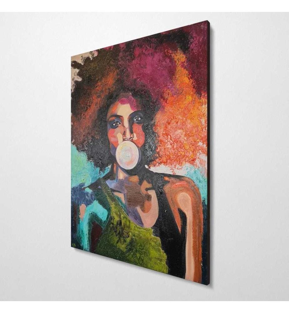 Decorative Oil Painting, Multicolor, 100% Canvas , Wooden Frame