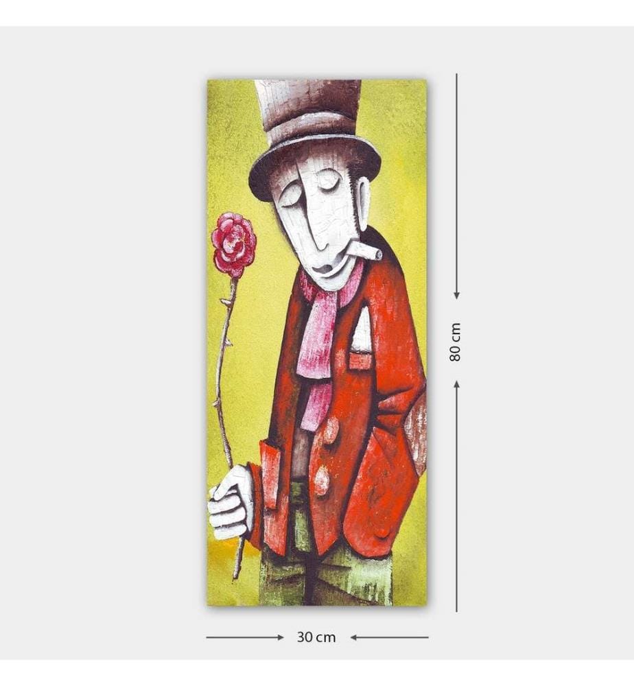 Quadro decorativo su tela, Multicolore, 100% tela, telaio in legno