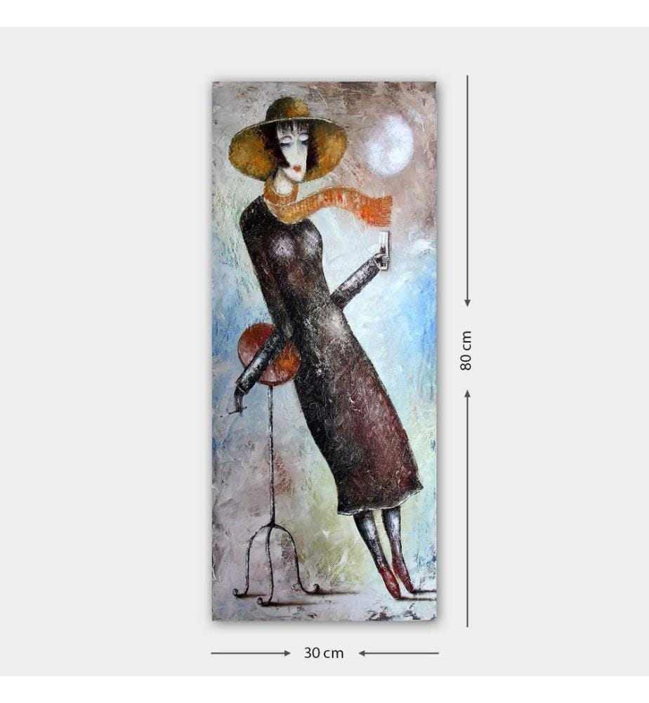 Decorative Canvas Painting, Multicolor, 100% Canvas , Wooden Frame