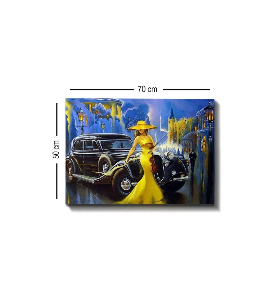 Decorative Canvas Painting, Multicolor, 100% Canvas , Wooden Frame