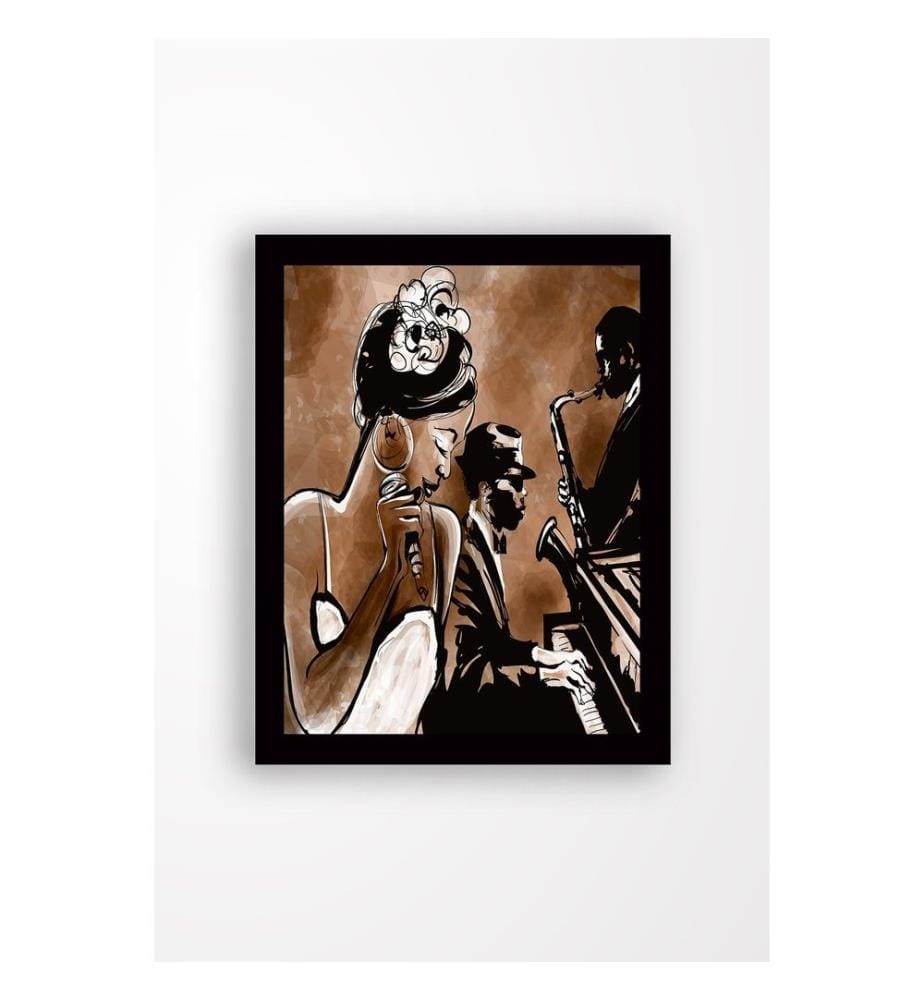 Decorative Framed MDF Painting, Multicolor, MDF Painting, Wooden Frame