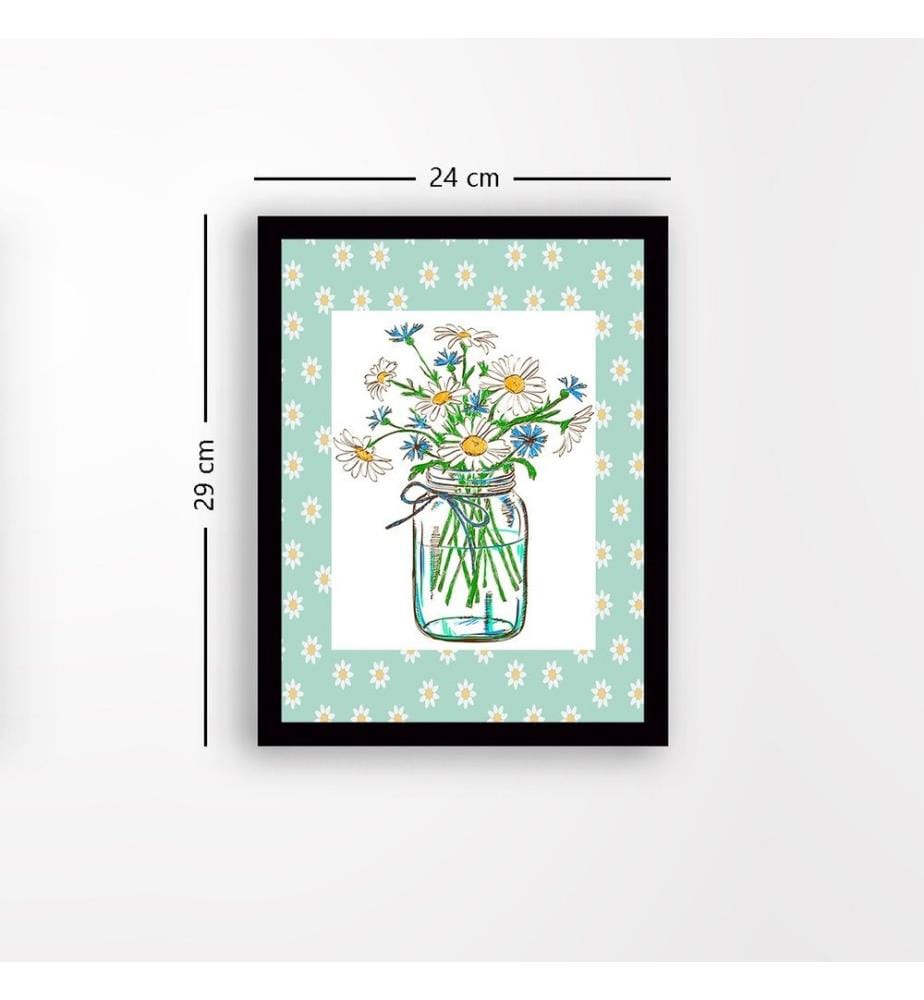 Decorative Framed MDF Painting, Multicolor, MDF Painting, Wooden Frame