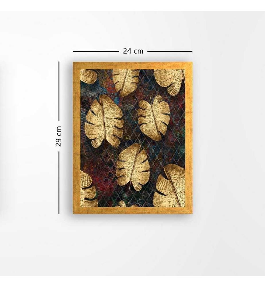 Decorative Framed MDF Painting, Multicolor, MDF Painting, Wooden Frame