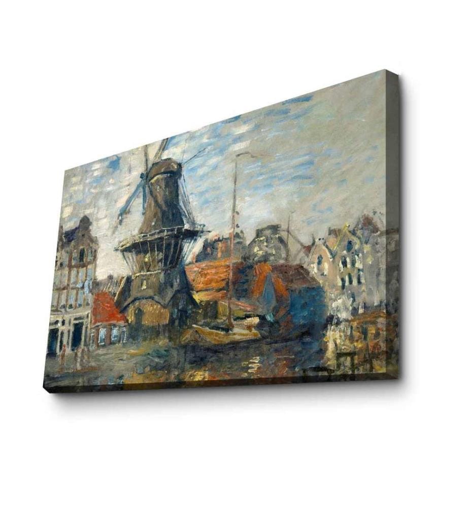 Quadro decorativo su tela, Multicolore, 100% tela, telaio in legno
