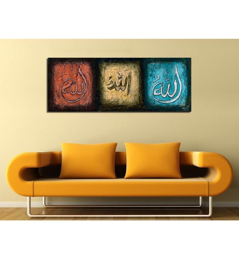 Decorative Canvas Painting, Multicolor, 100% Canvas , Wooden Frame