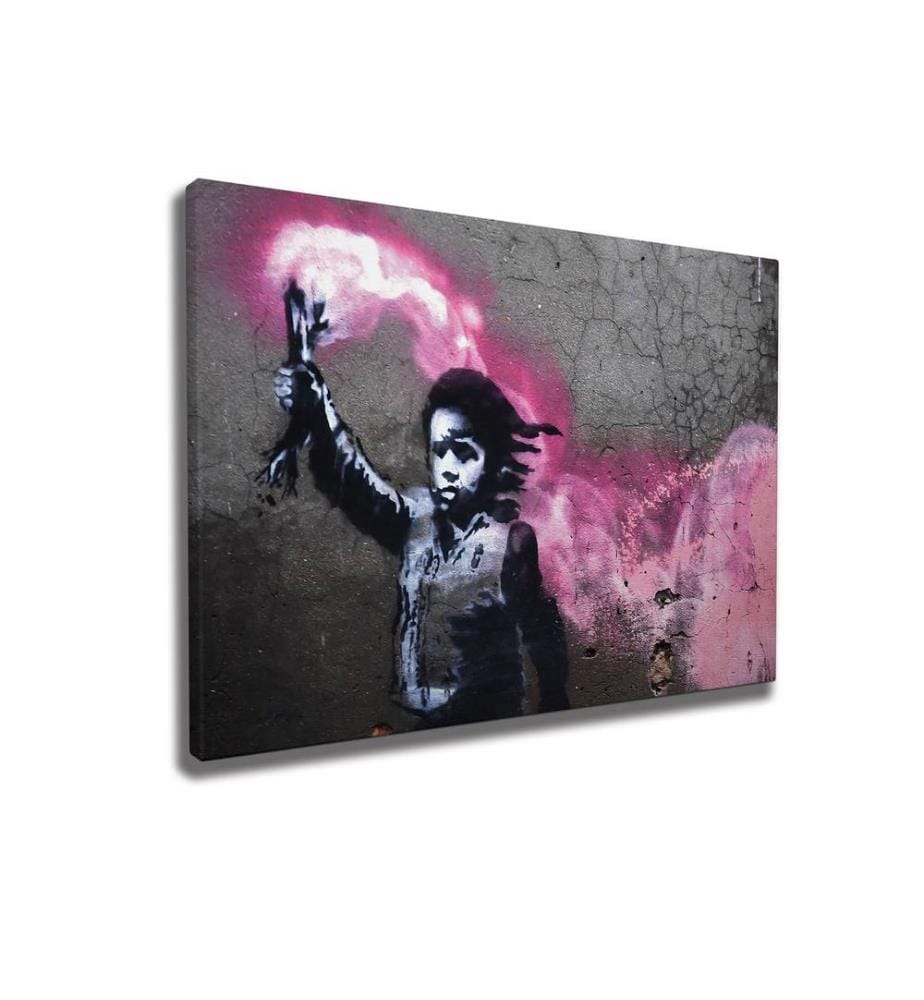 Quadro decorativo su tela, Multicolore, 50% cotone - 50% poliestere