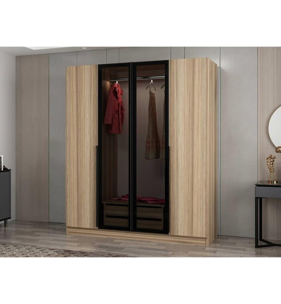 Kleiderschrank, Dunst, Melaminbeschichtete Spanplatte