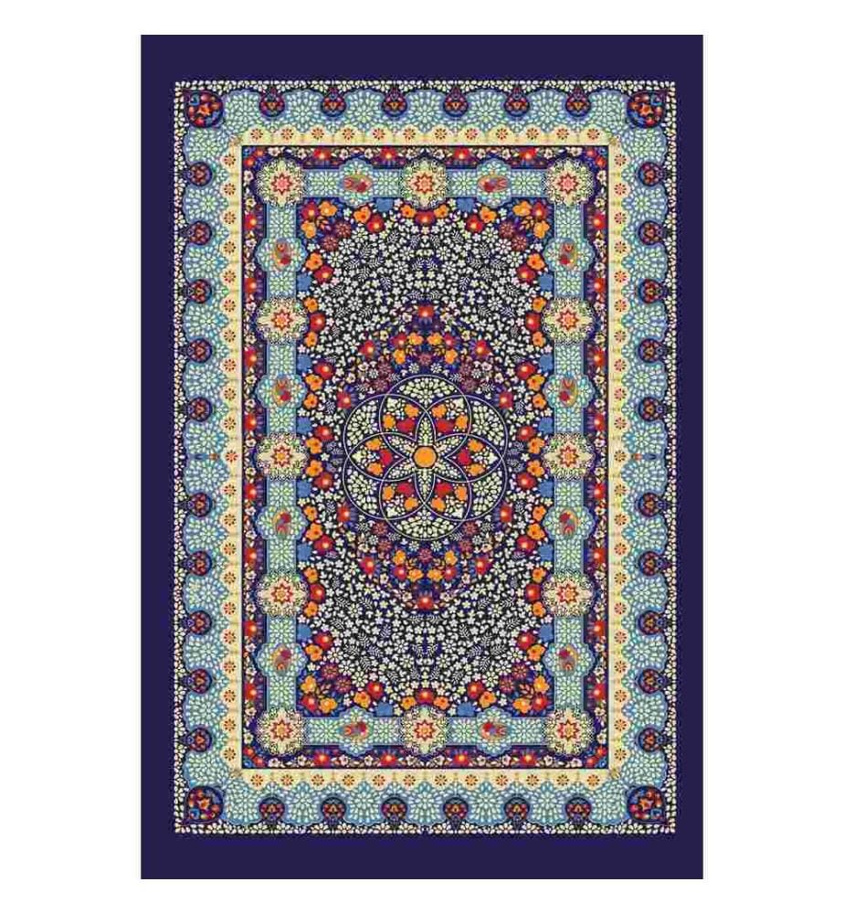 Teppich, Mehrfarbig, 100% Polyester, 120 x 180 cm