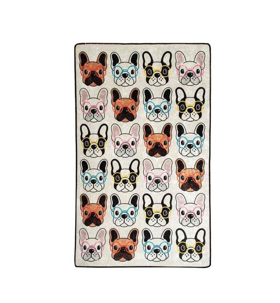 Teppich, Mehrfarbig, 100% Polyester, 100 x 160 cm
