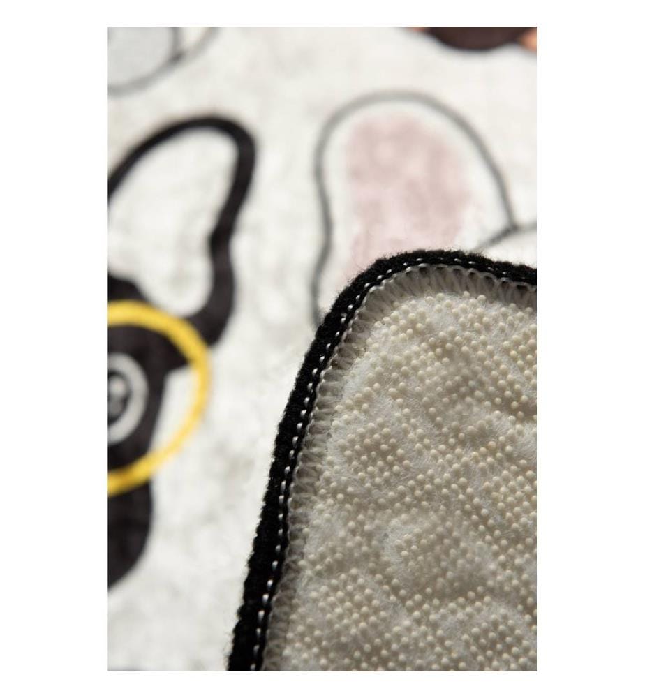 Teppich, Mehrfarbig, 100% Polyester, 100 x 160 cm