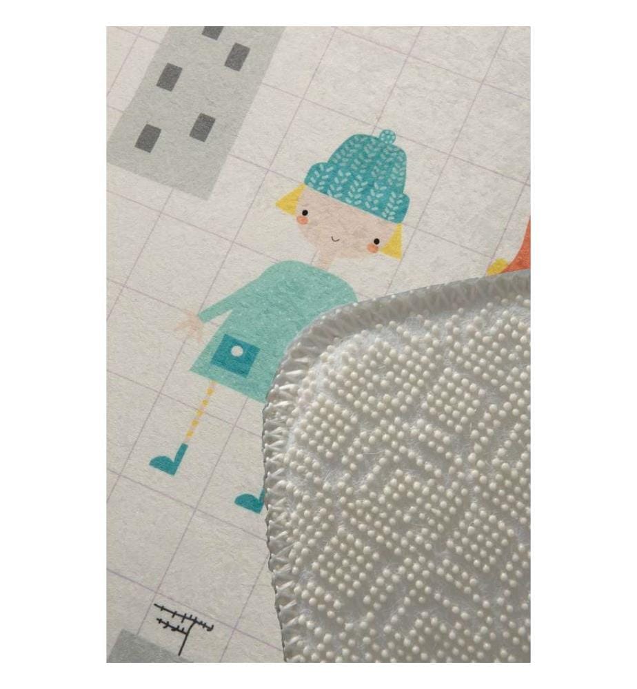 Teppich, Mehrfarbig, 100% Polyester, 140 x 190 cm