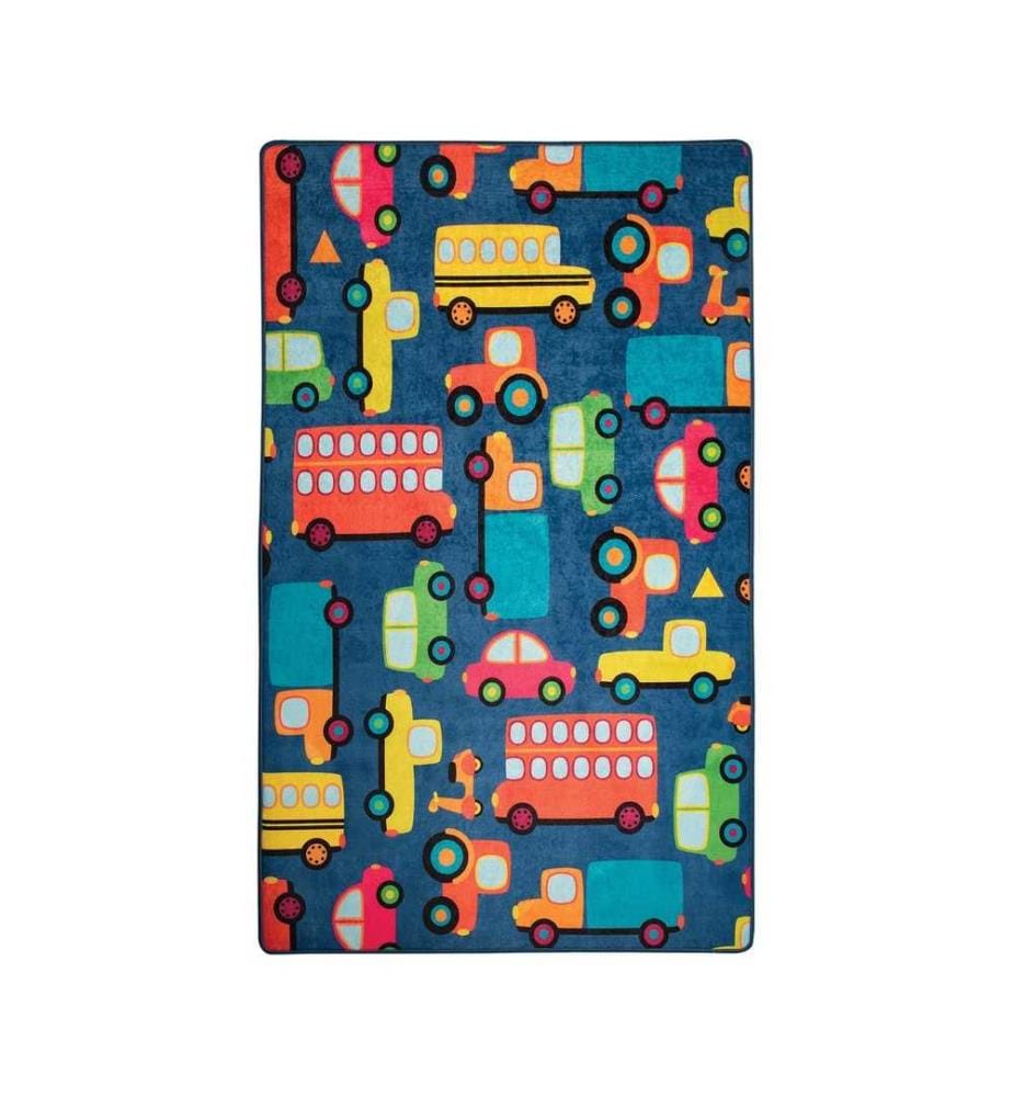Teppich, Mehrfarbig, 100% Polyester, 140 x 190 cm