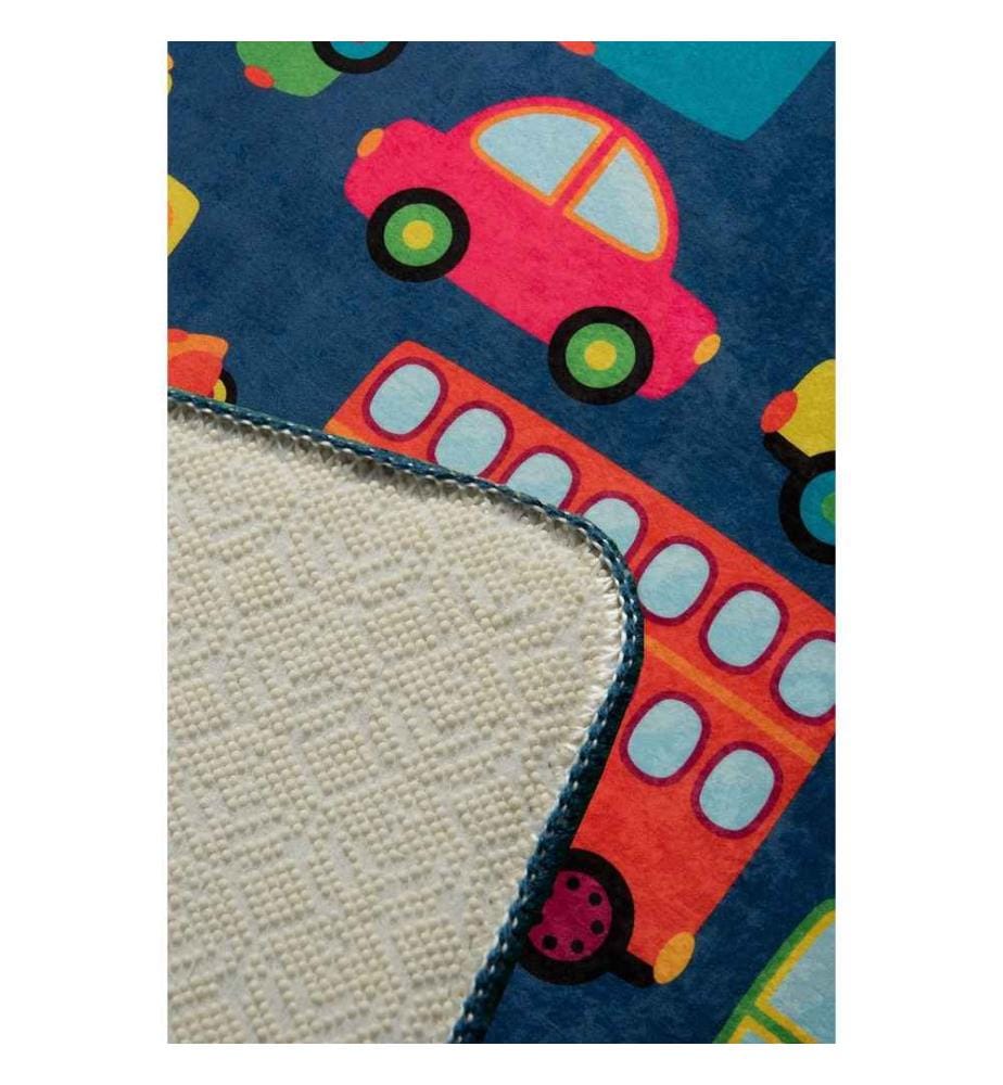 Teppich, Mehrfarbig, 100% Polyester, 140 x 190 cm