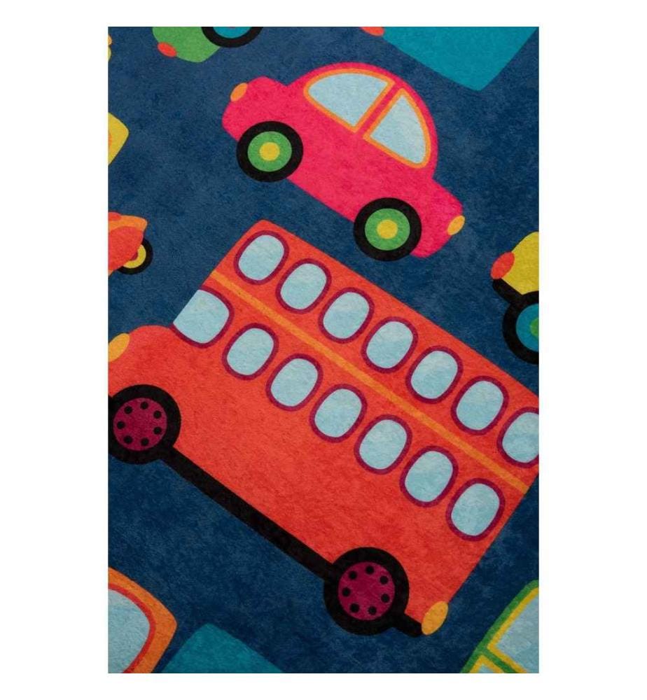 Teppich, Mehrfarbig, 100% Polyester, 140 x 190 cm