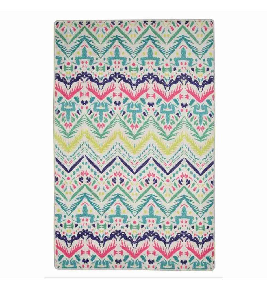 Teppich, Mehrfarbig, 100% Polyester, 140 x 190 cm