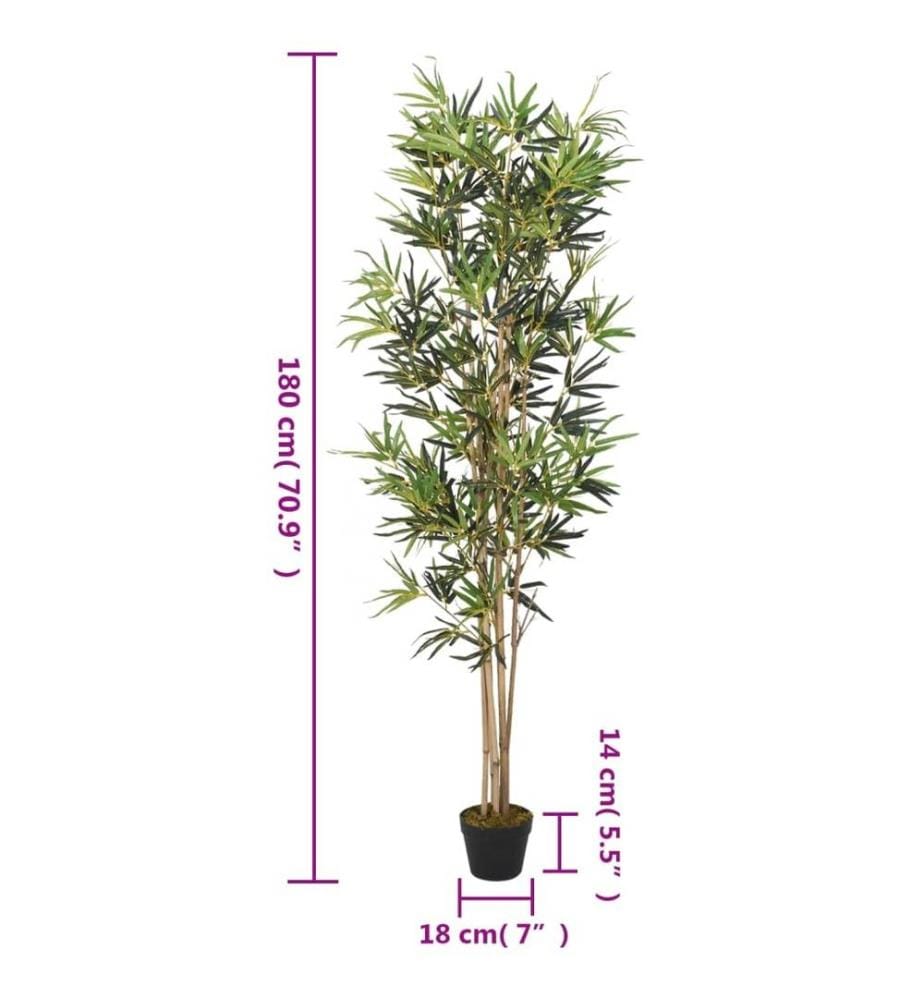 Bambusbaum Künstlich 1104 Blätter 180 cm Grün