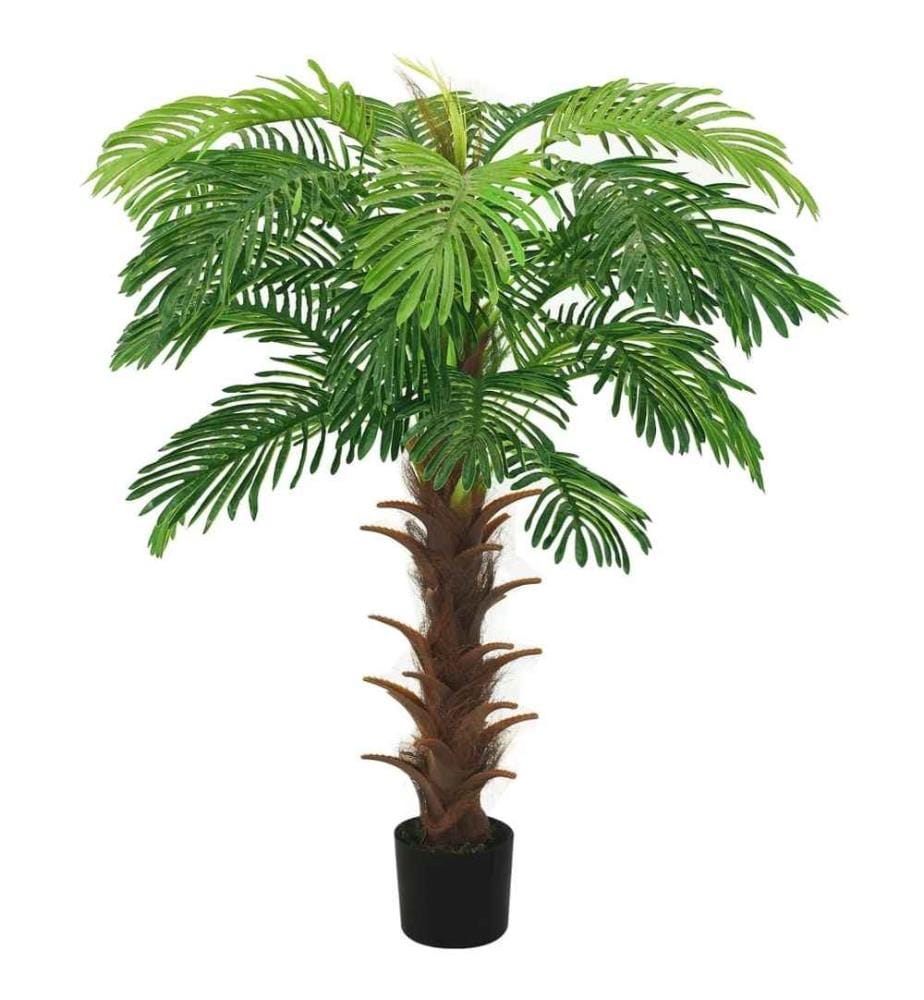 Künstliche Palme Cycas mit Topf 140 cm Grün