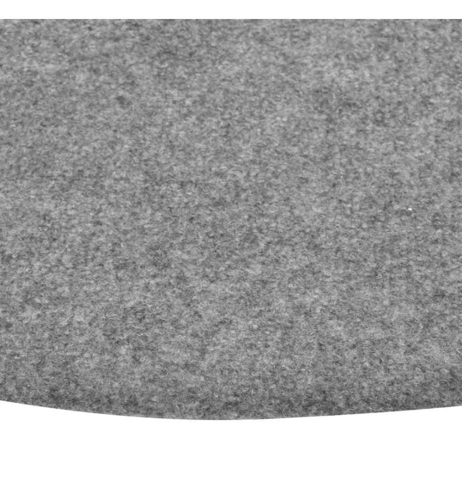 Kunstrasen mit Noppen Durchm. 130 cm Grau Rund