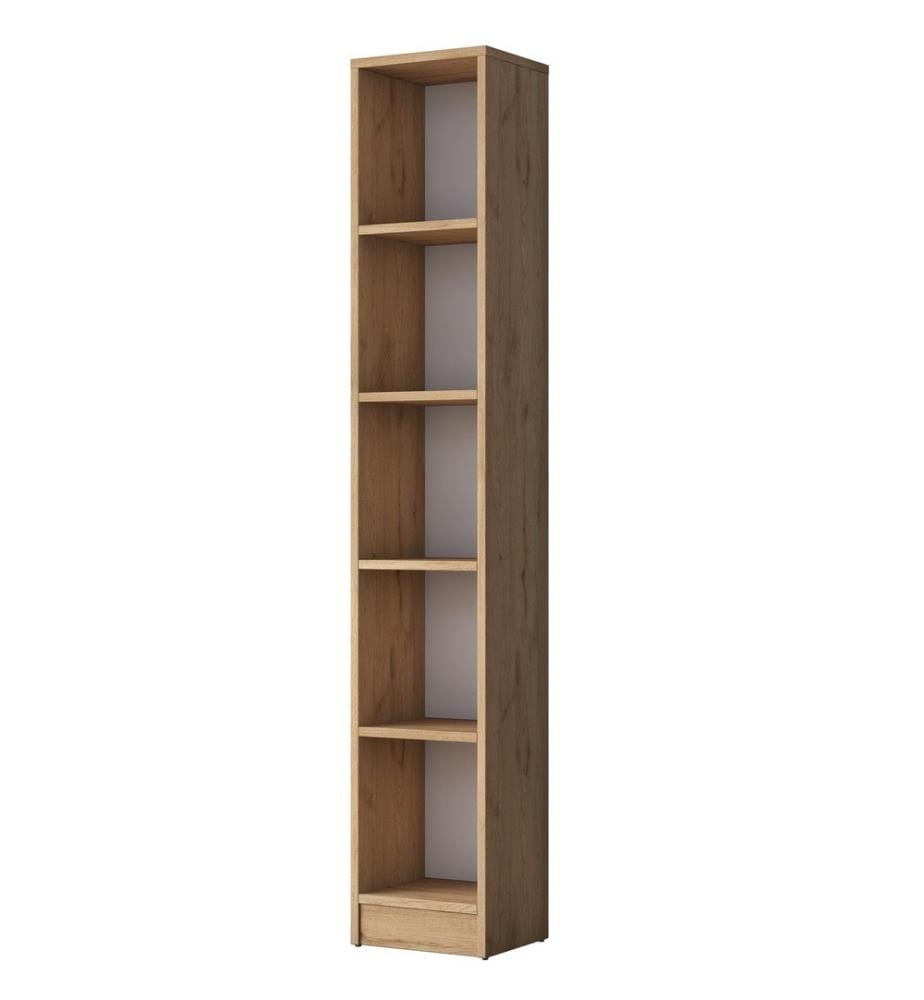 Bücherregal, Nussbaum, Melaminbeschichtete Spanplatte