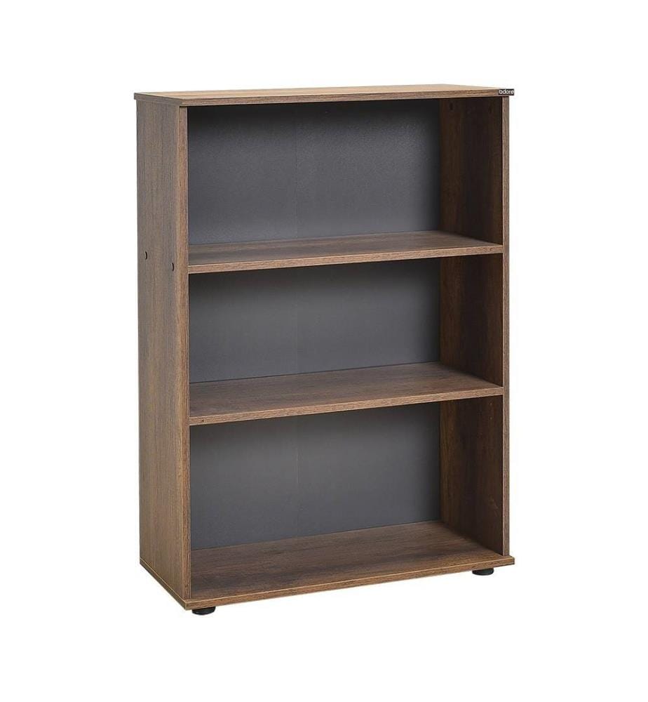 Bücherregal, Oslo, Nussbaum, Melaminbeschichtete Spanplatte