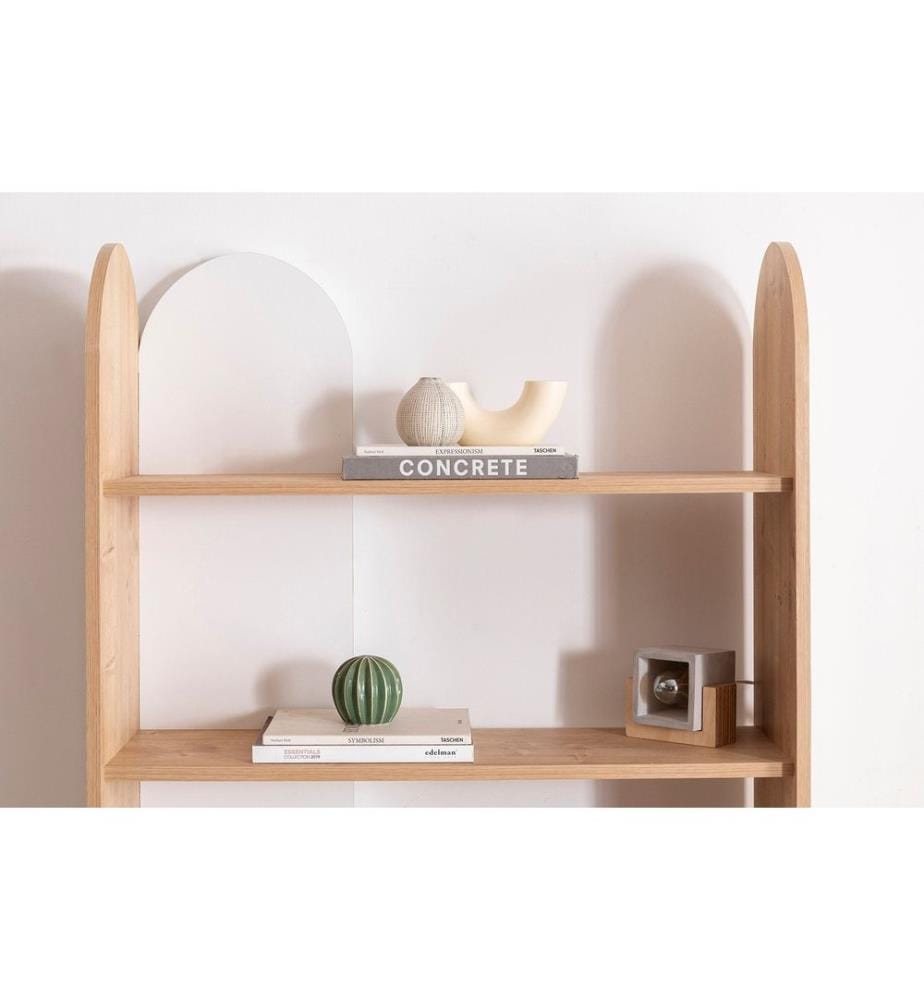 Bücherregal, Sapphire, Weiss, 100% Melaminbeschichtete Spanplatte