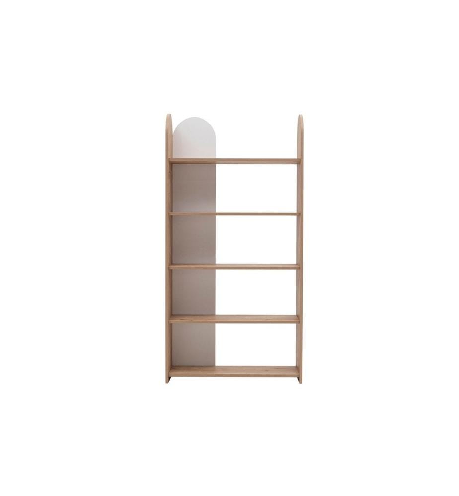 Bücherregal, Sapphire, Weiss, 100% Melaminbeschichtete Spanplatte