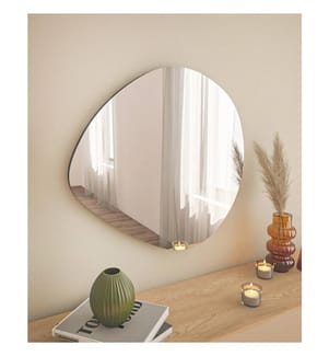Miroir, Noir, MDF, Miroir de commode
