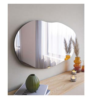 Miroir, Noir, MDF, Miroir de commode